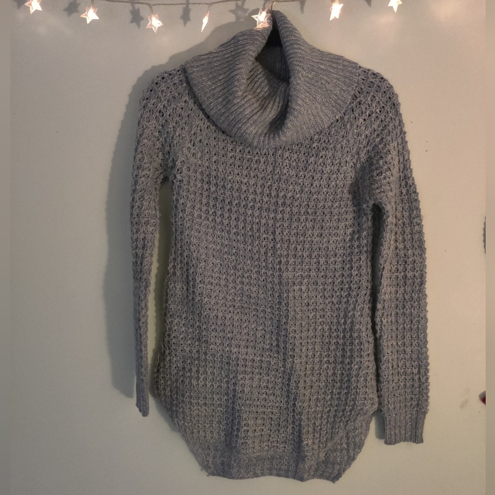 Rue 21 Brand Cowl Neck Oversized Waffle Knit Small Sweater